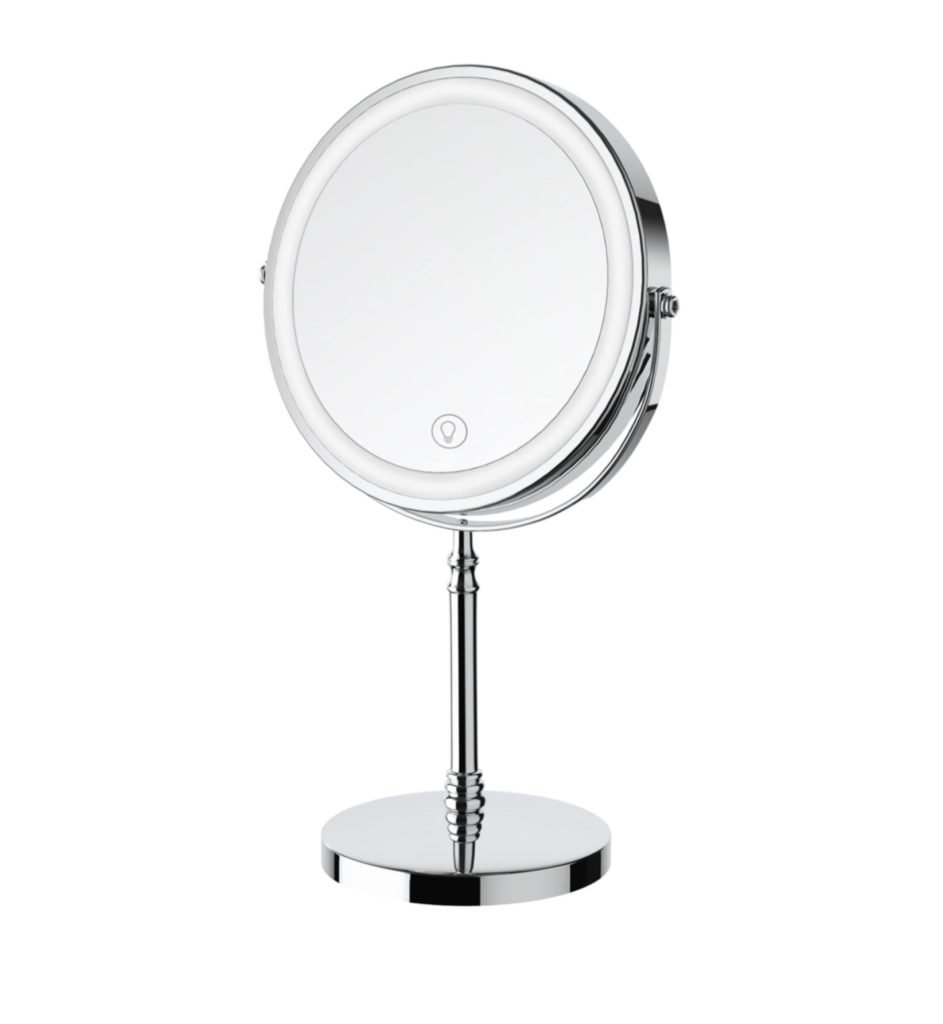 360 ° Rotate makeup mirror on table