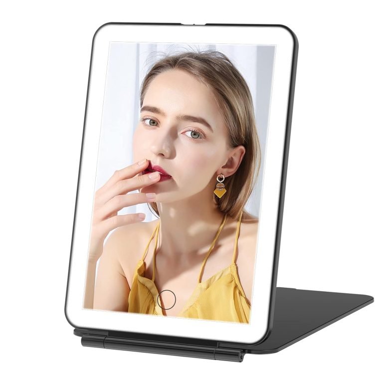 Touch control makeup mirror