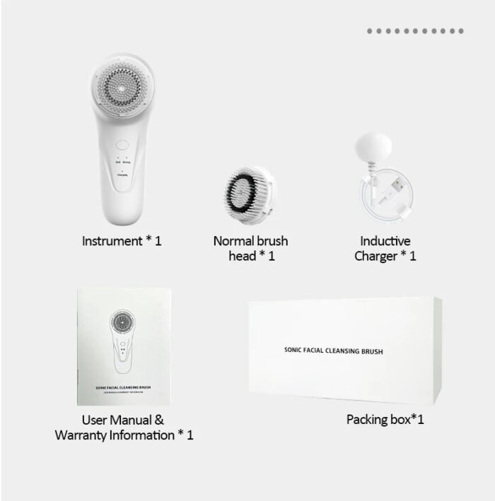 Beauty Tools Most Popular Ultrasonic Skin Care Face Sonic Electric Silicone Facial Cleansing Brush - Image 5