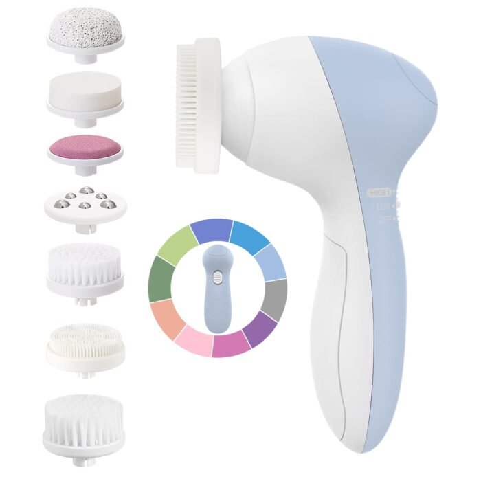 7 in 1 Electric Exfoliator Spinning Cleanser