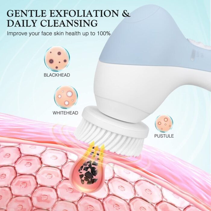 7 in 1 Electric Exfoliator Spinning Cleanser