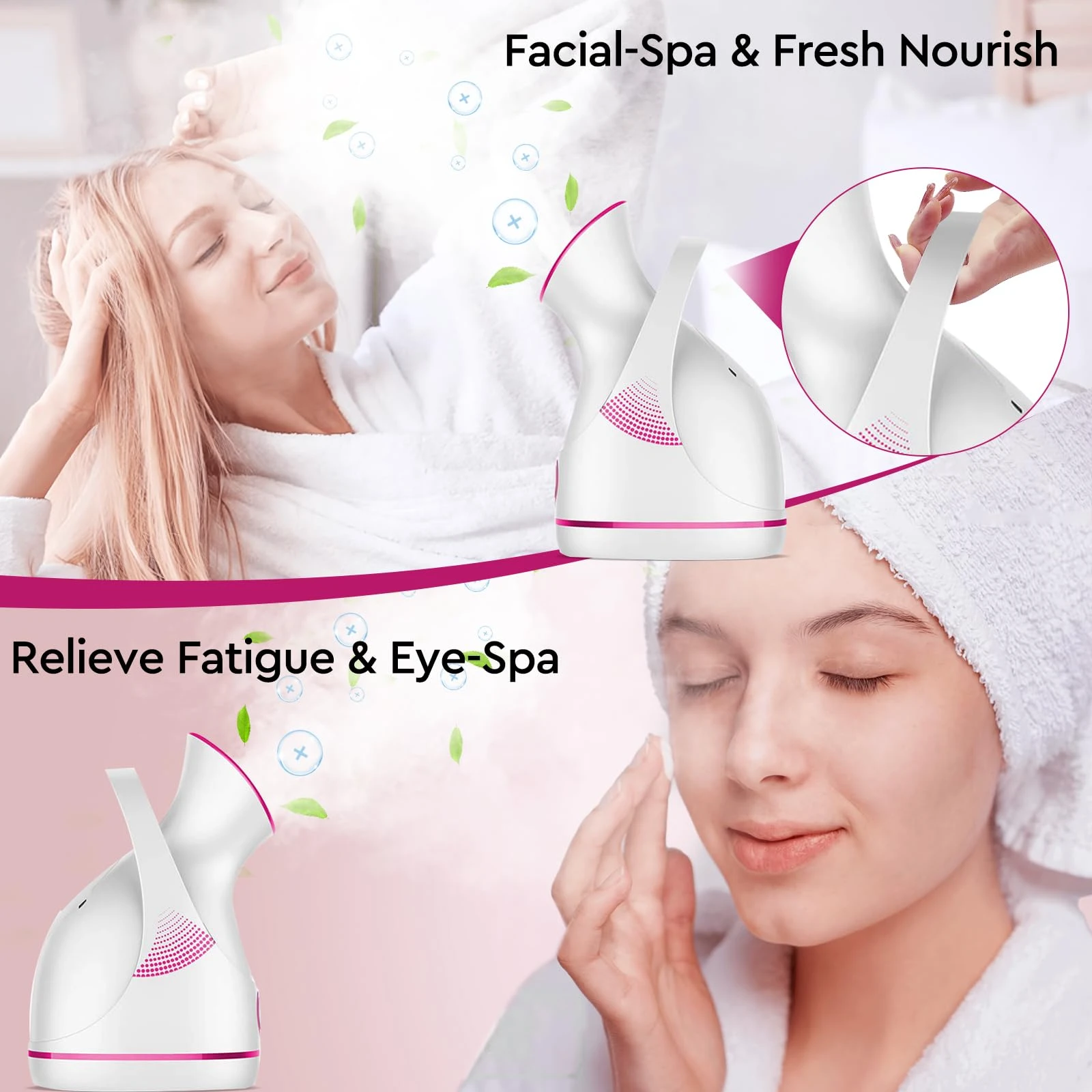 Nano Ionic Facial Steamer SPA Salon Use