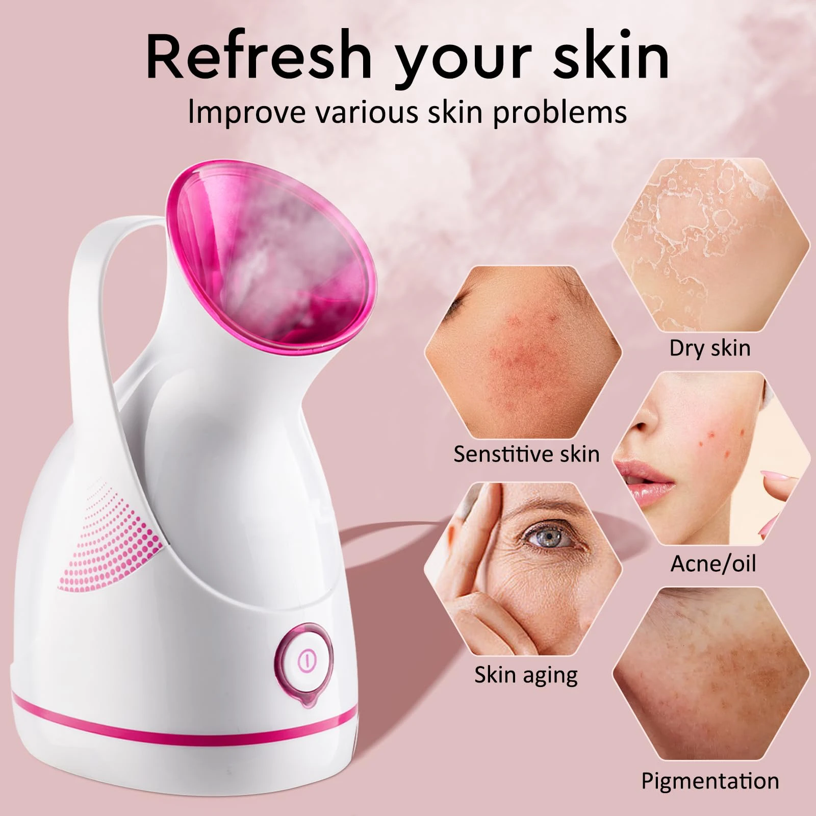 Nano Ionic Facial Steamer Skin Refresh Tools