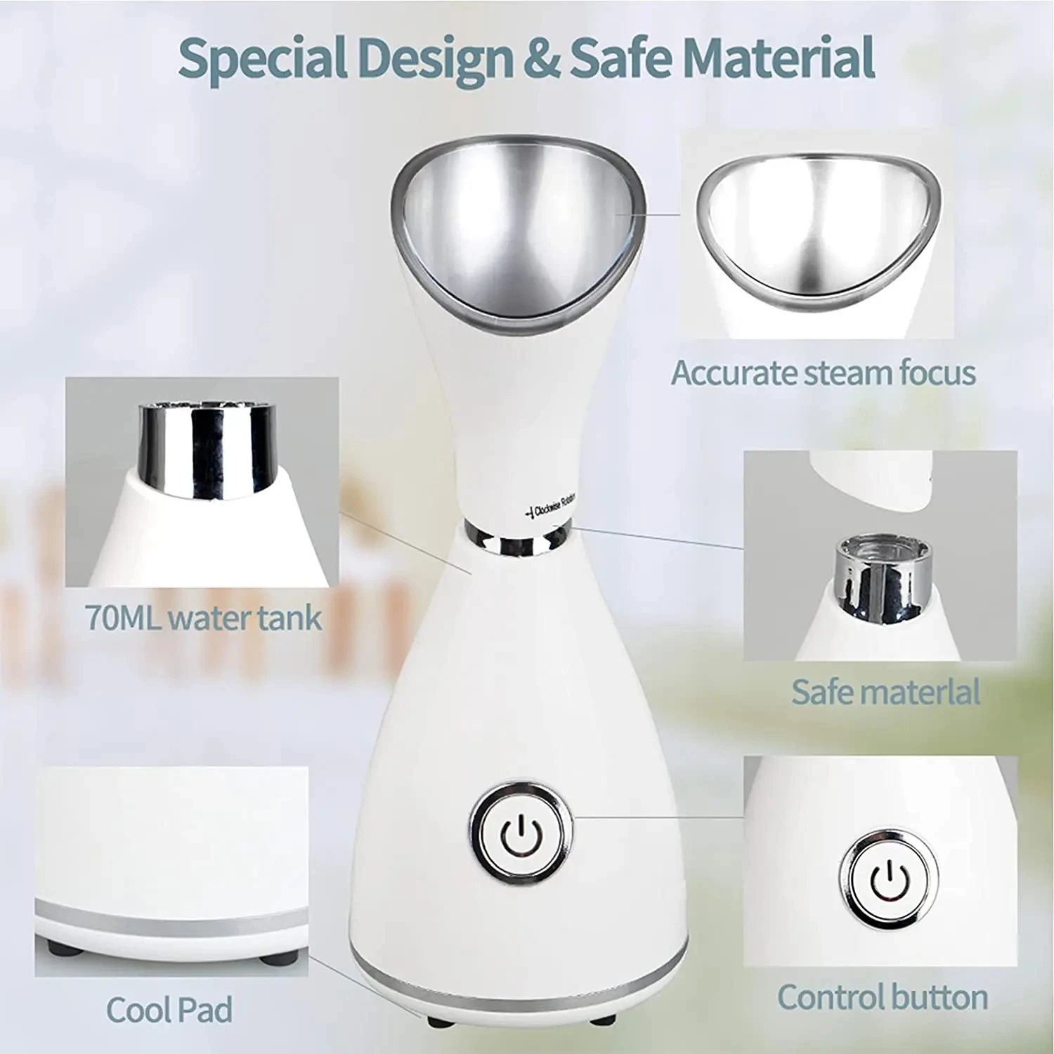 Salon Facial Steamer One Button Control