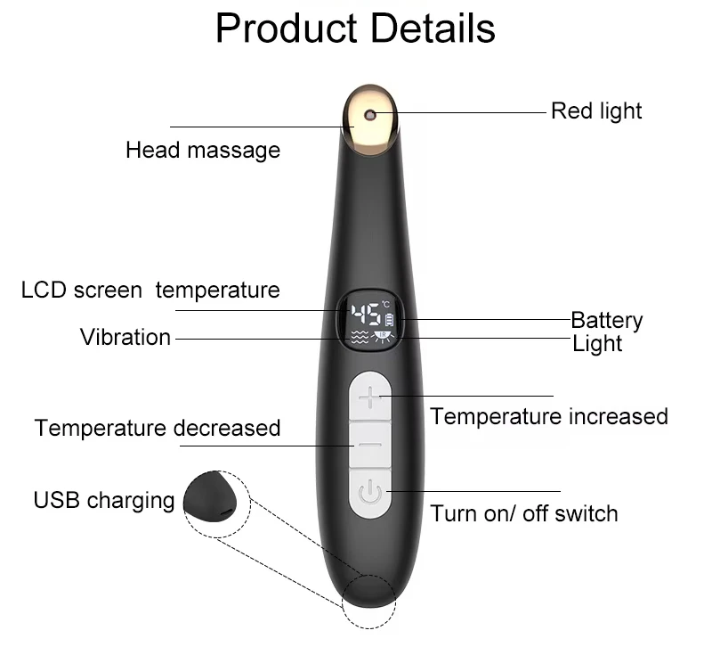 Custom Multi-Functional Portable LED Face Therapy Wand