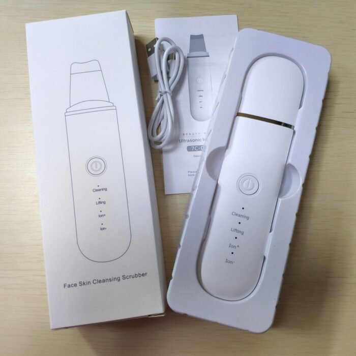 Facial Blackhead Remover Electric Acne Ultrasonic Facial Cleaner Electric Ultrasonic Skin Scrubber Spatula