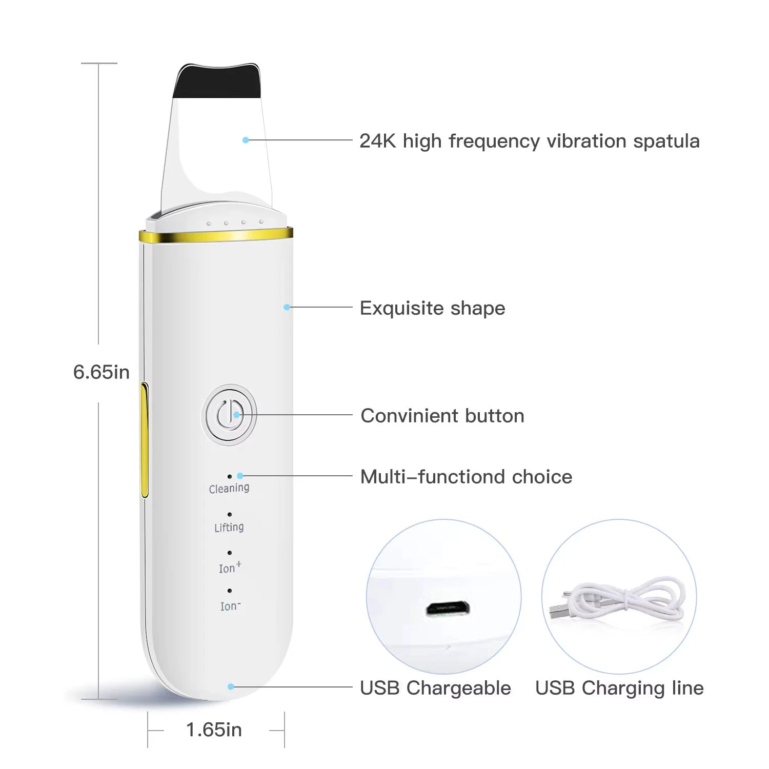 Daily skincare routine Bulk ultrasonic device use