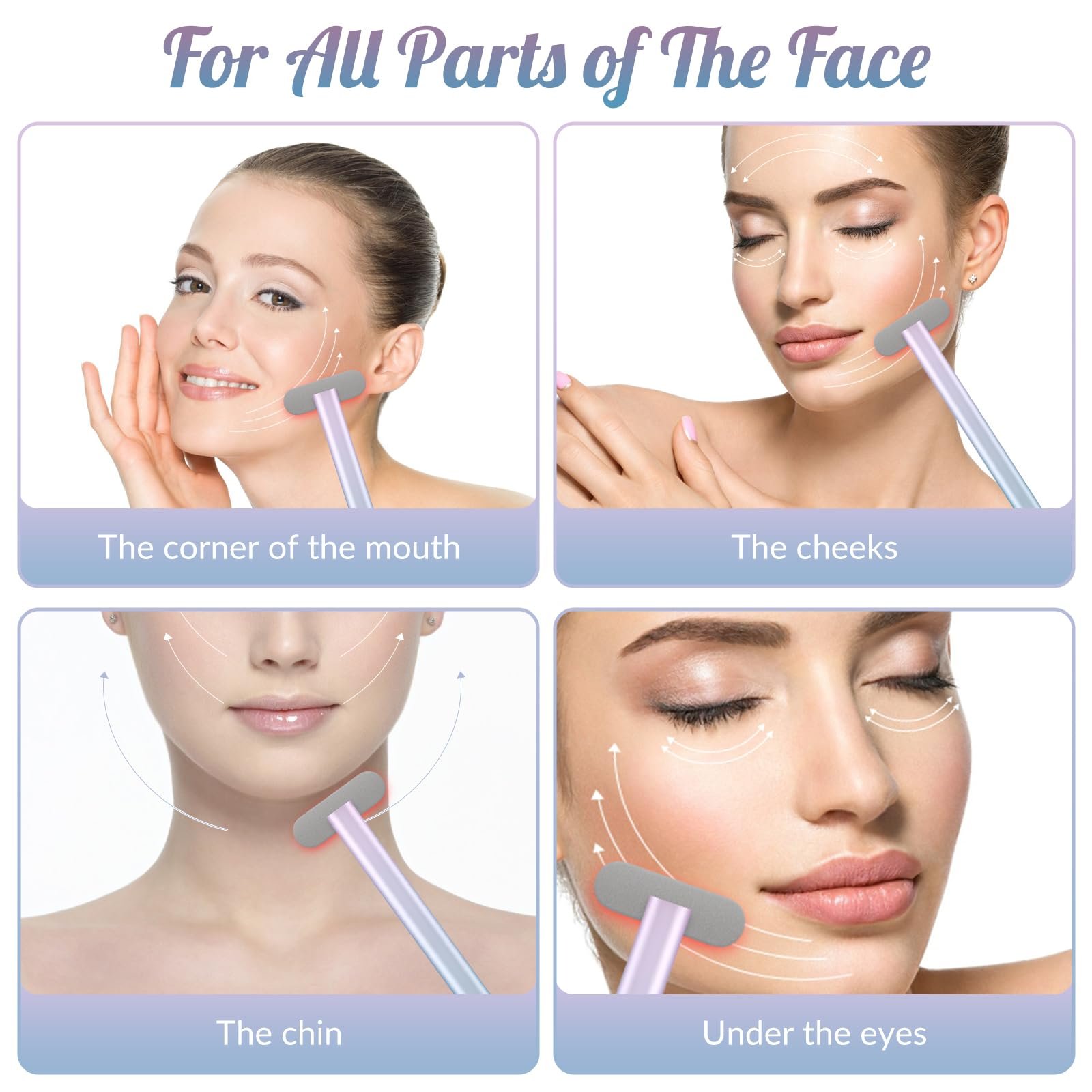 Facial Wand LED Light Therapy Eye Device