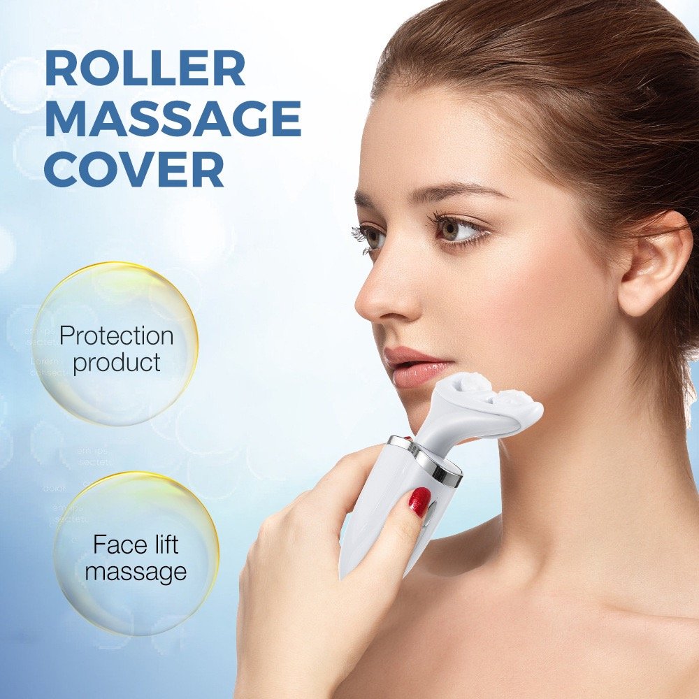 Home EMS micro-current surface neck massager Skin care beauty anti-wrinkle lift neck heating vibration beauty tool 