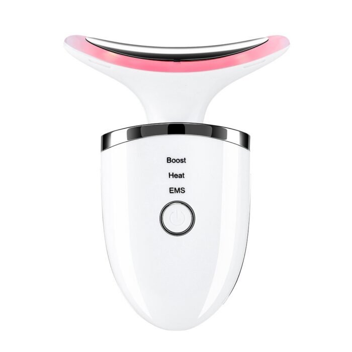 Home EMS micro-current surface neck massager Skin care beauty anti-wrinkle lift neck heating vibration beauty tool