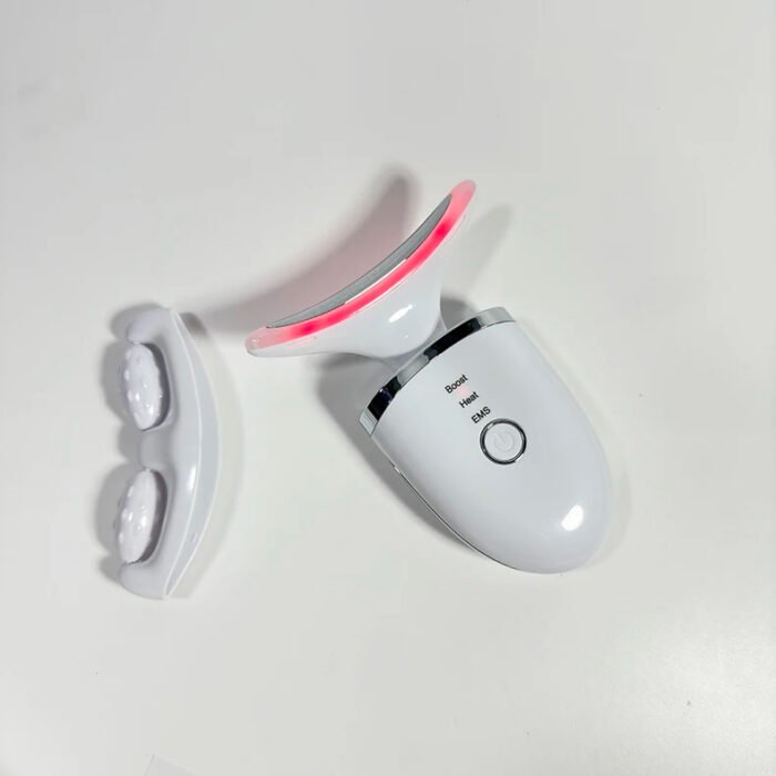 Home EMS micro-current surface neck massager Skin care beauty anti-wrinkle lift neck heating vibration beauty tool