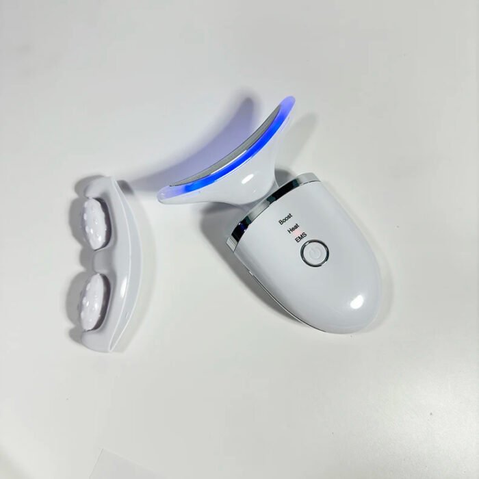 Home EMS micro-current surface neck massager Skin care beauty anti-wrinkle lift neck heating vibration beauty tool