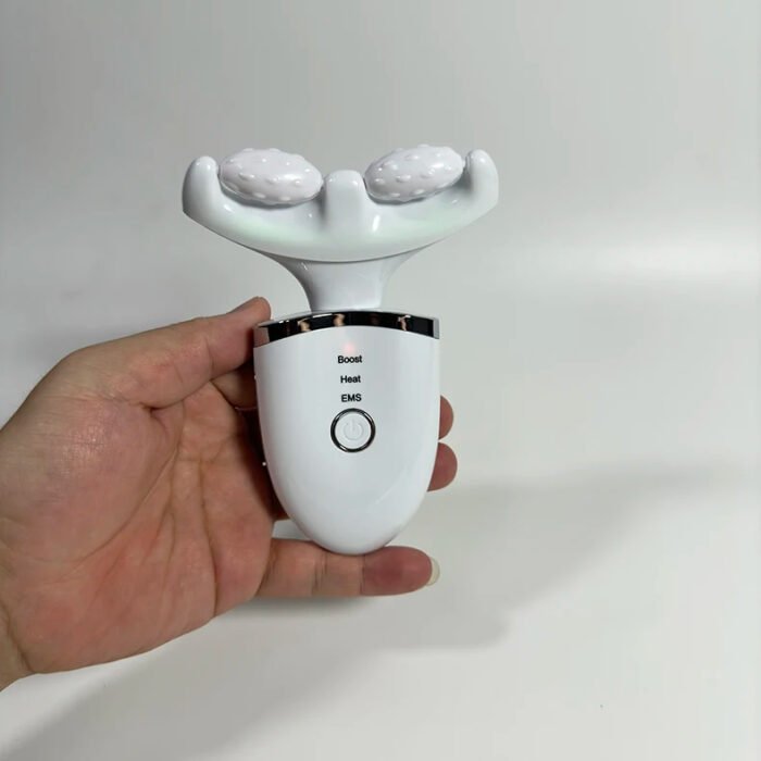Home EMS micro-current surface neck massager Skin care beauty anti-wrinkle lift neck heating vibration beauty tool