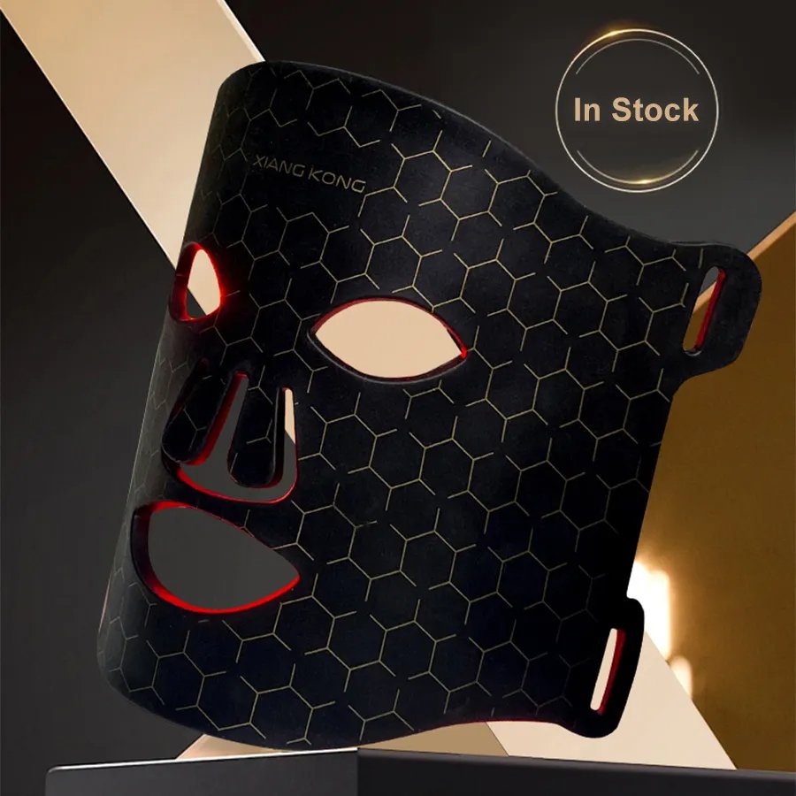 Home Wireless Silicon Skin 7 Led Face LED Mask 