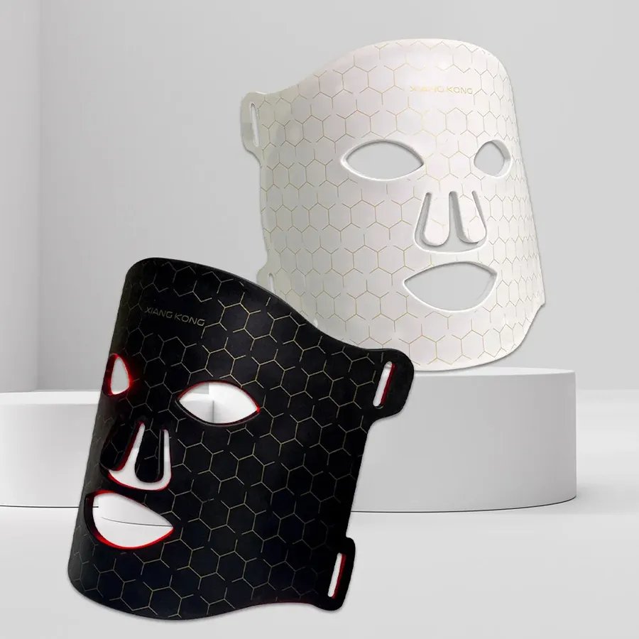 Home Wireless Silicon Skin 7 Led Face LED Mask 