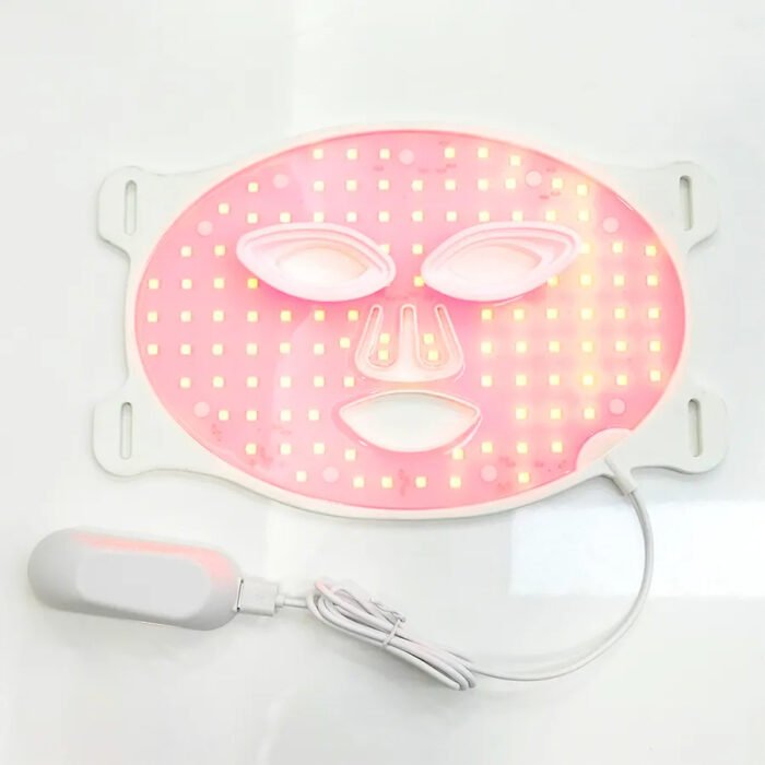 Home Wireless Silicon Skin 7 Led Face LED Mask