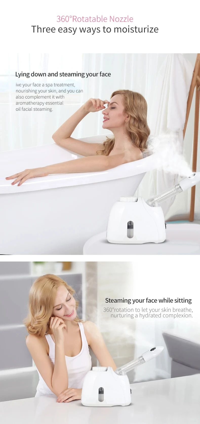 Home use Facial Steamer Nano Spray