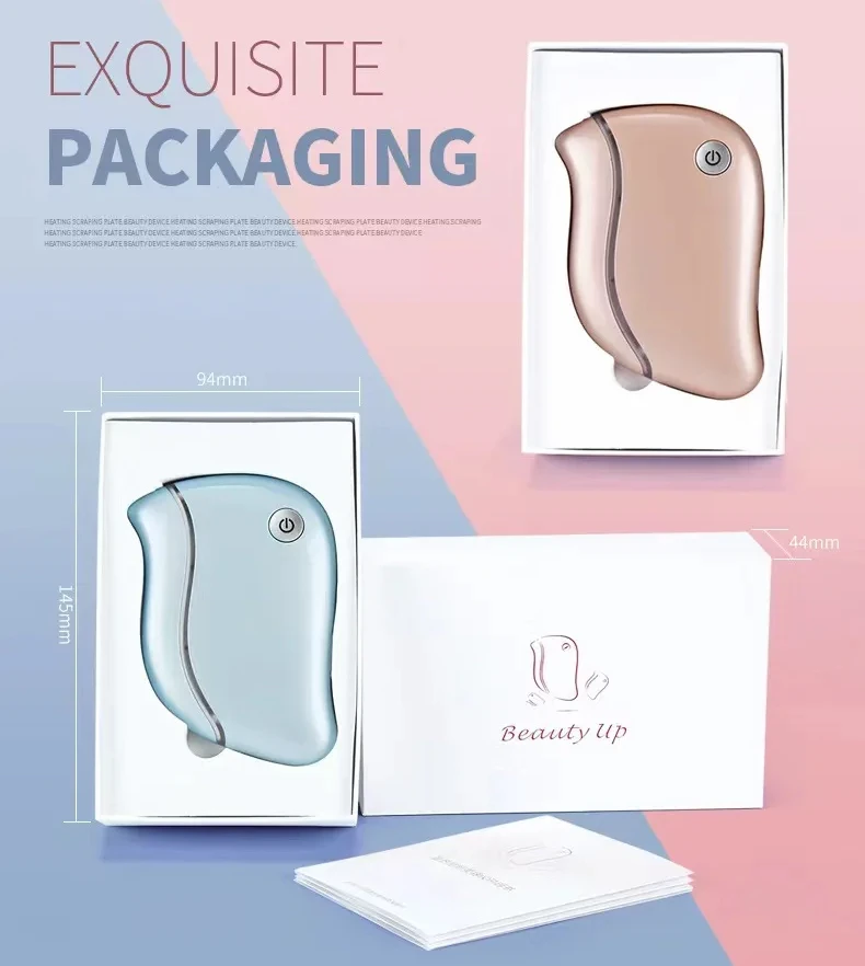 LED GuaSha Facial Massager Custom Packaging