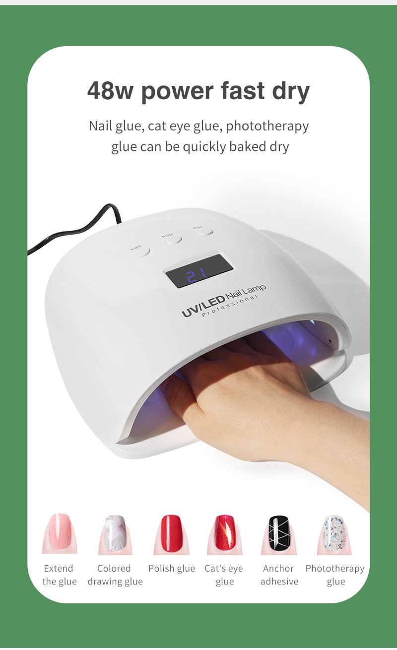 Nail Salon Equipment UV Lamp 48w Nail Dryer 