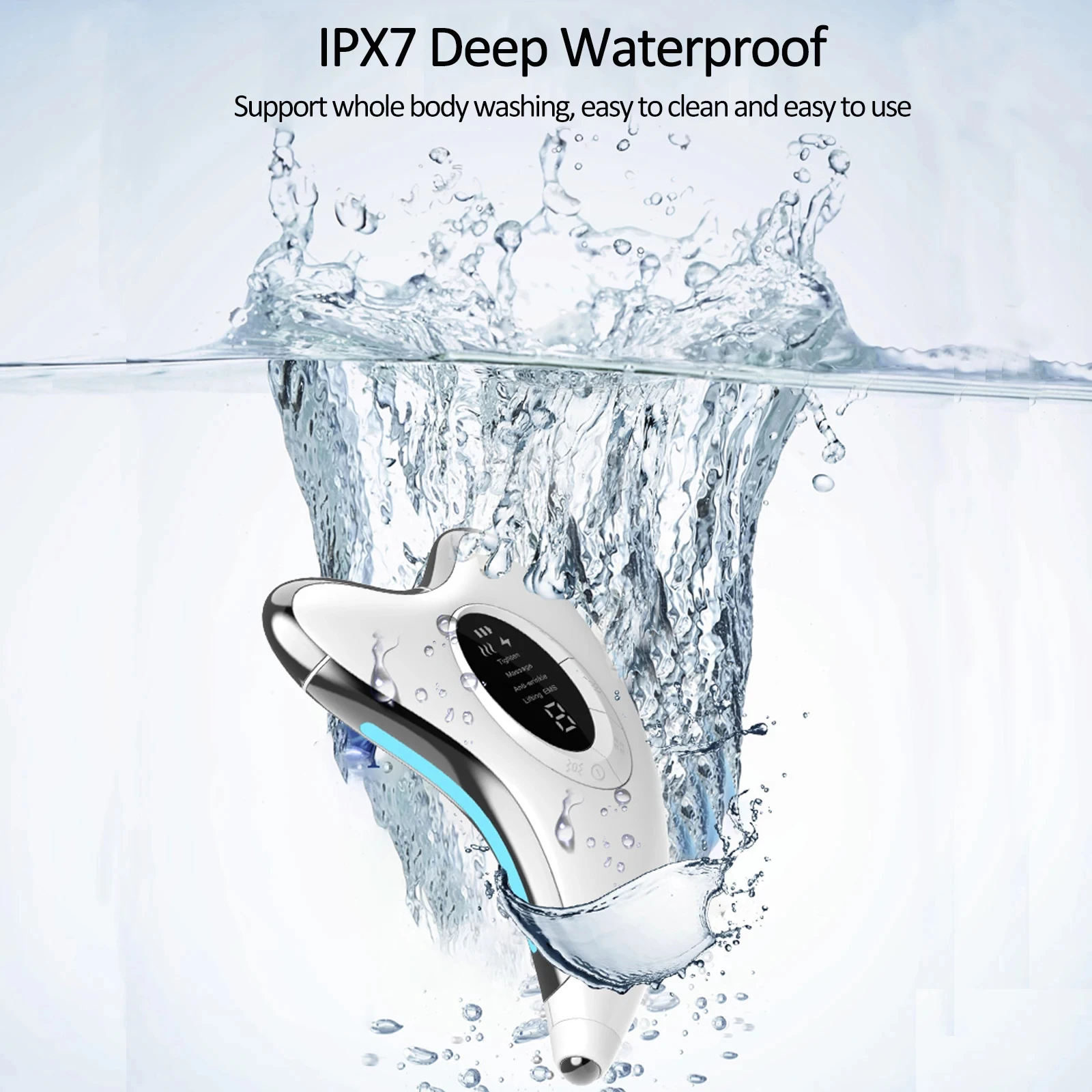 Neck Face Guasha Beauty Device IPX7 Waterproof Design OEM