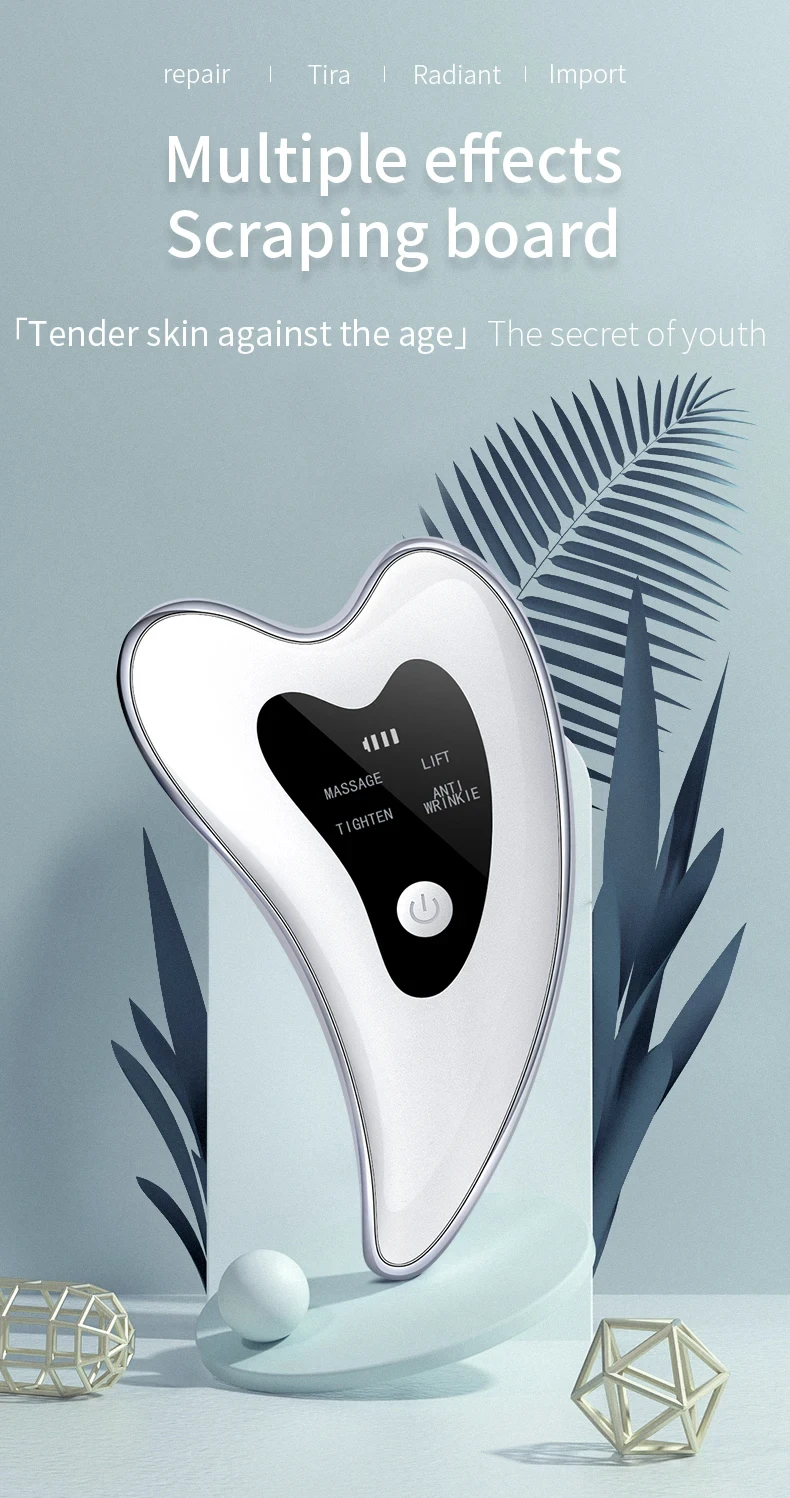 Popular Guasha Facial Lifting Tool Supplier Skincare Tools 