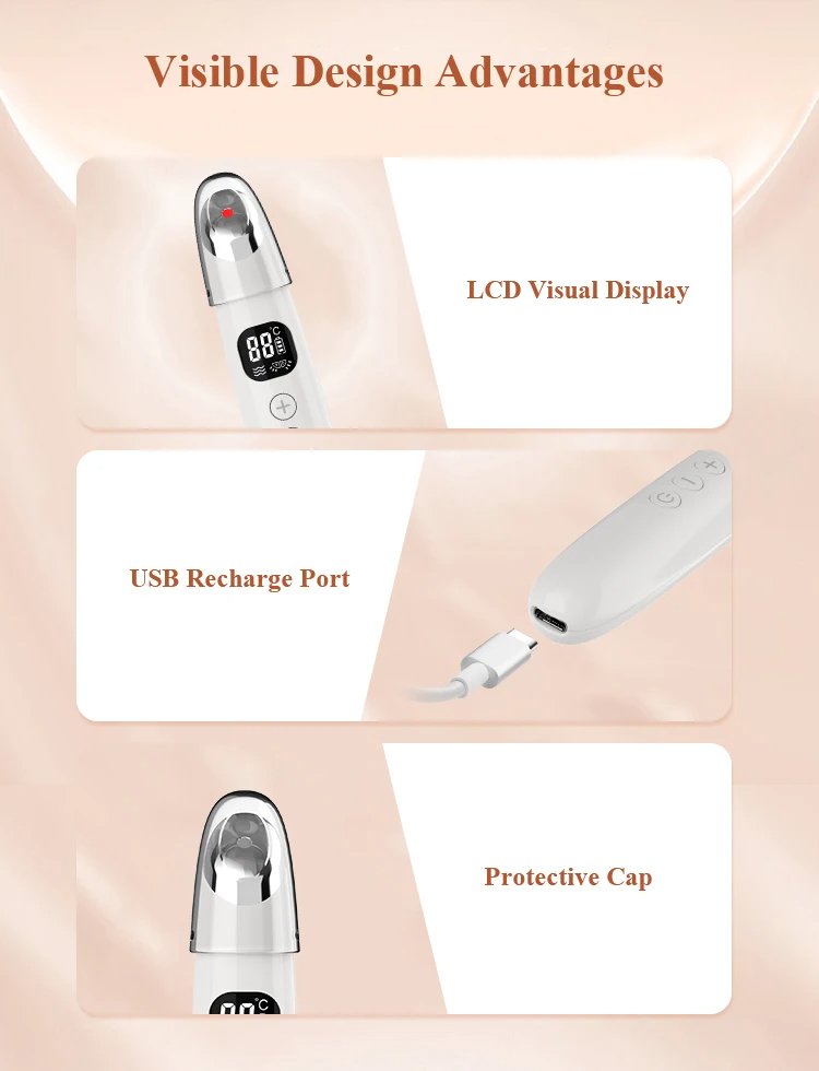 Portable Hot Compress Eye Massage Red light Eye Beauty Device Electric for Dark Circles Puffiness 