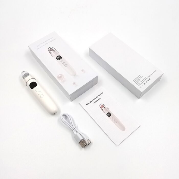 Portable Hot Compress Eye Massage Red light Eye Beauty Device Electric for Dark Circles Puffiness