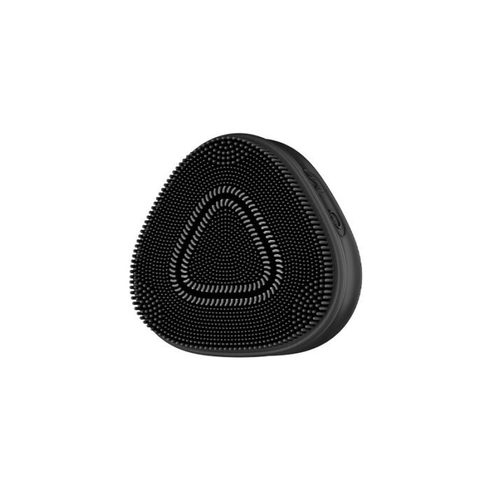 Silicone Waterproof USB Rechargeable EMS Phototherapy Cleansing Massager Heating Vibration Pore Cleaning Face Care Silicone Beauty Cleansing Brush