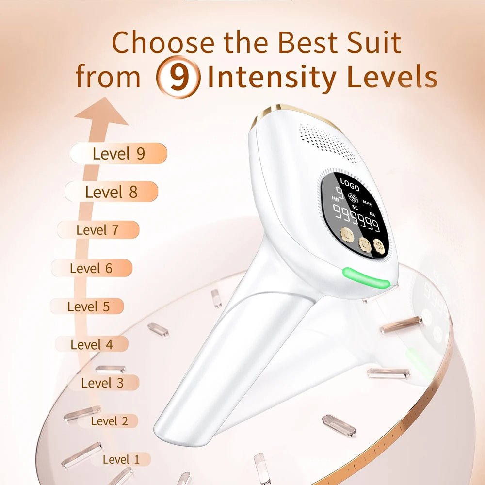 Armpit Body Ice Epilation Machine Magnetic Replaceable Heads Painless Cooling Depilator Device Permanent Epilator
