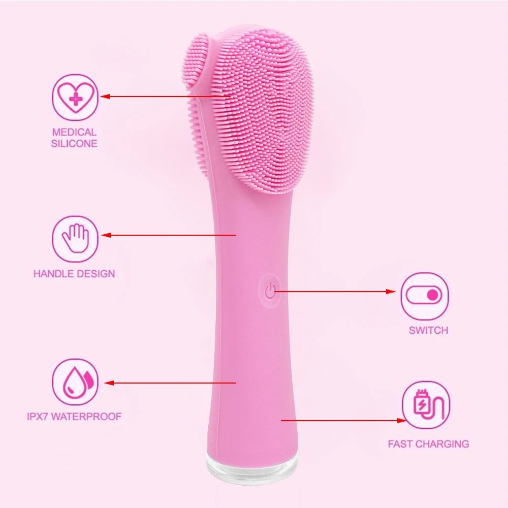 Deep Cleansing Skin Care Electric Massager Facial Cleaning Brush