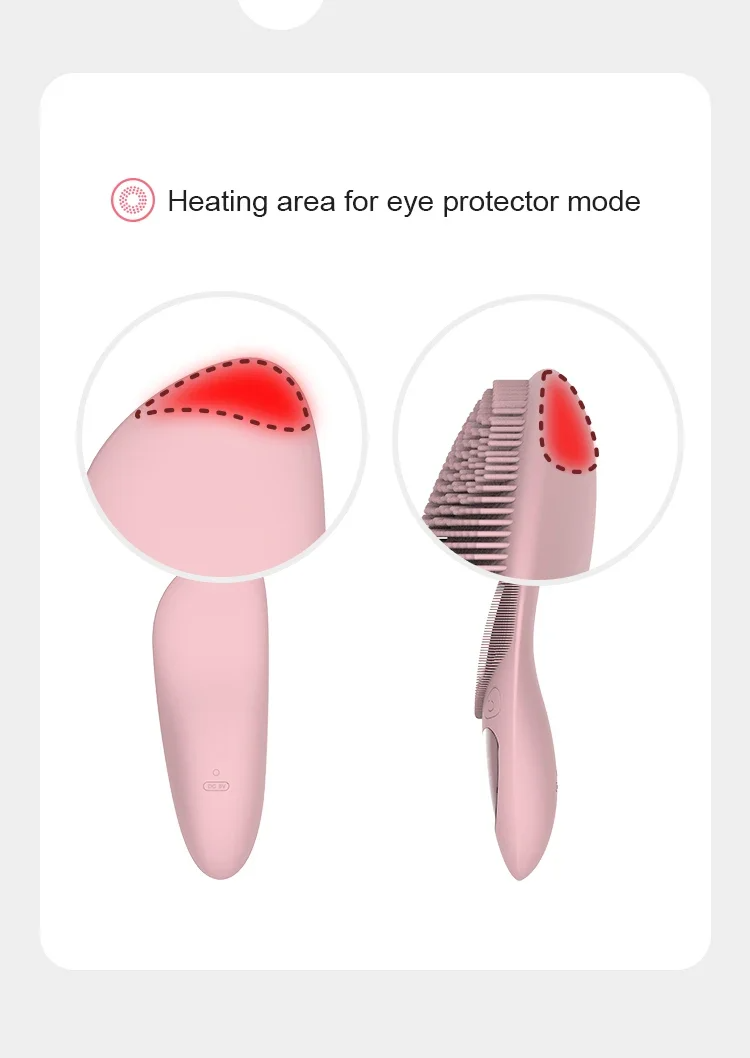 Deep Cleansing Waterproof Silicone Sonic Facial Cleansing Brush Face Message Home Use