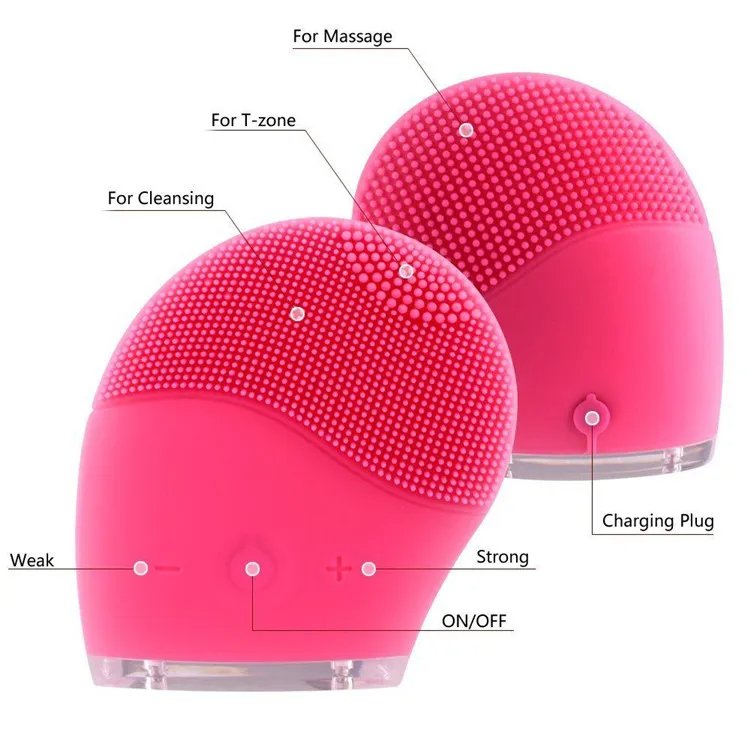 Electric Face Cleaning Brush Deeply Clean and Vibrate Massage Multifunctional Facial Device