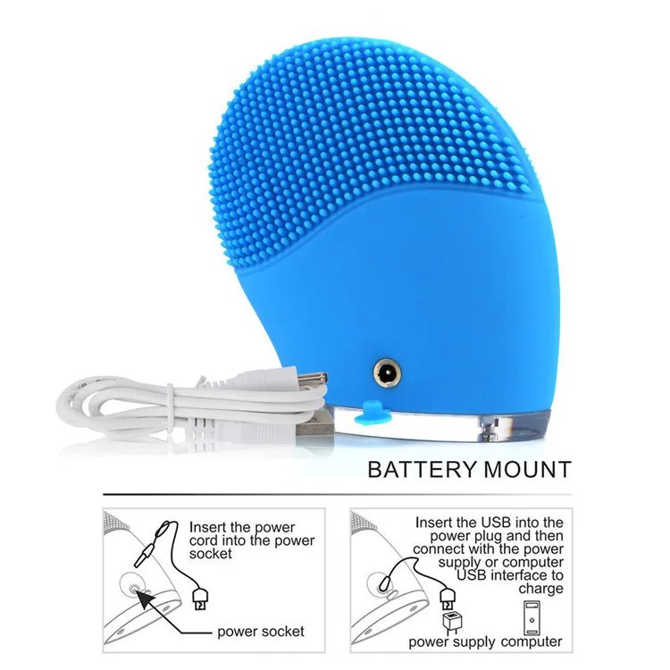 Electric Face Cleaning Brush Deeply Clean and Vibrate Massage Multifunctional Facial Device