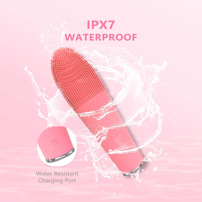 Electric Silicone Face Cleanser IPX7 Waterproof Design OEM