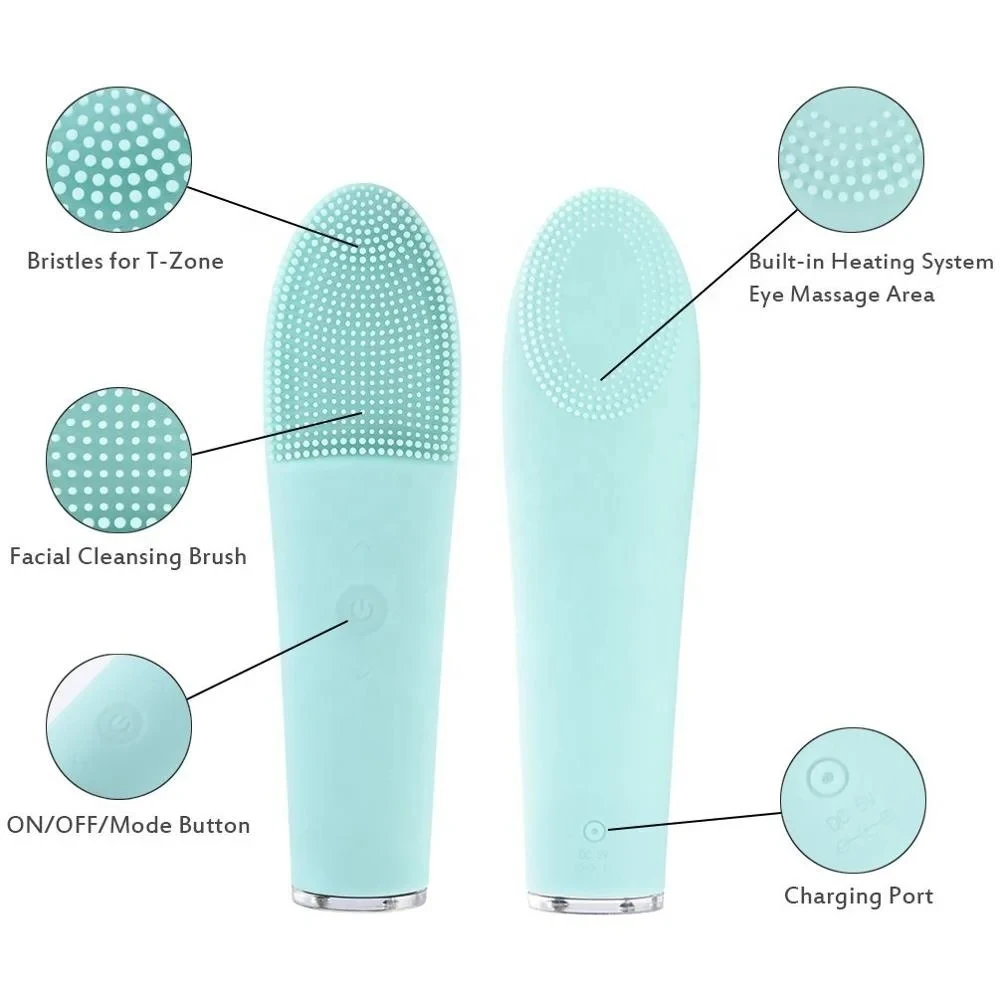Electric Silicone Face Cleanser Portable Deep Pore Cleansing Skincare Tools