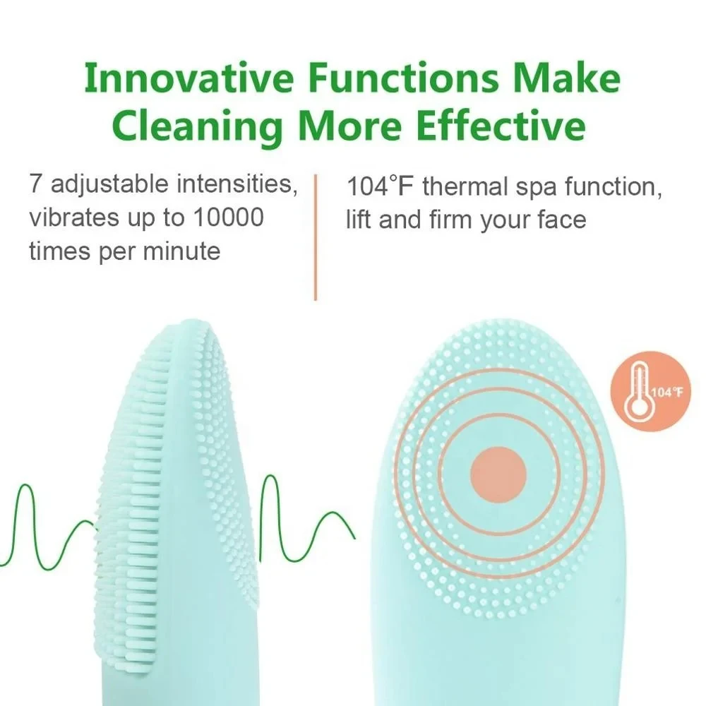 Electric Silicone Face Cleanser Vibration OEM