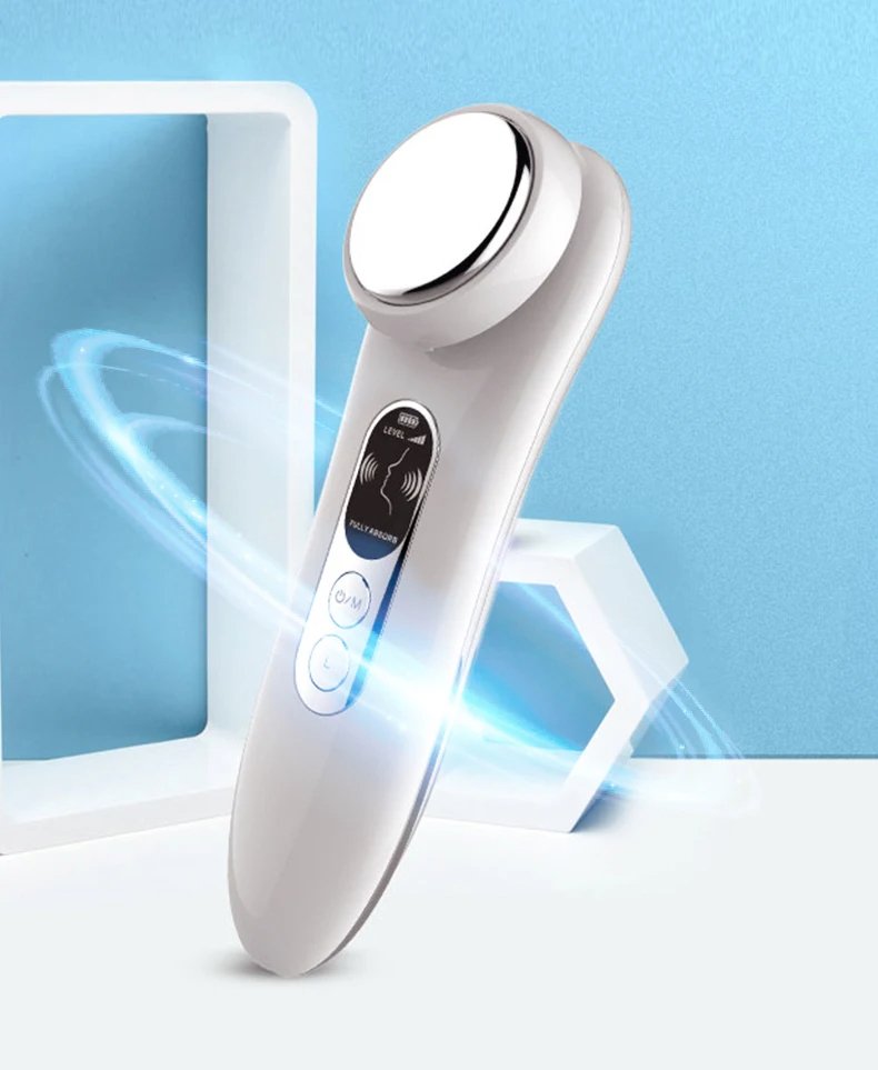 Face Beauty Device EMS Skin Rejuvenation Recharging 800mAh Deep Cleaning Face Massager