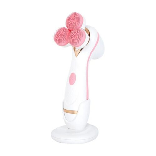 Electric Exfoliating Massage Device Rotating Spa Deep Cleaning Exfoliation Facial Cleansing Brush Face Scrubber 3 in 1