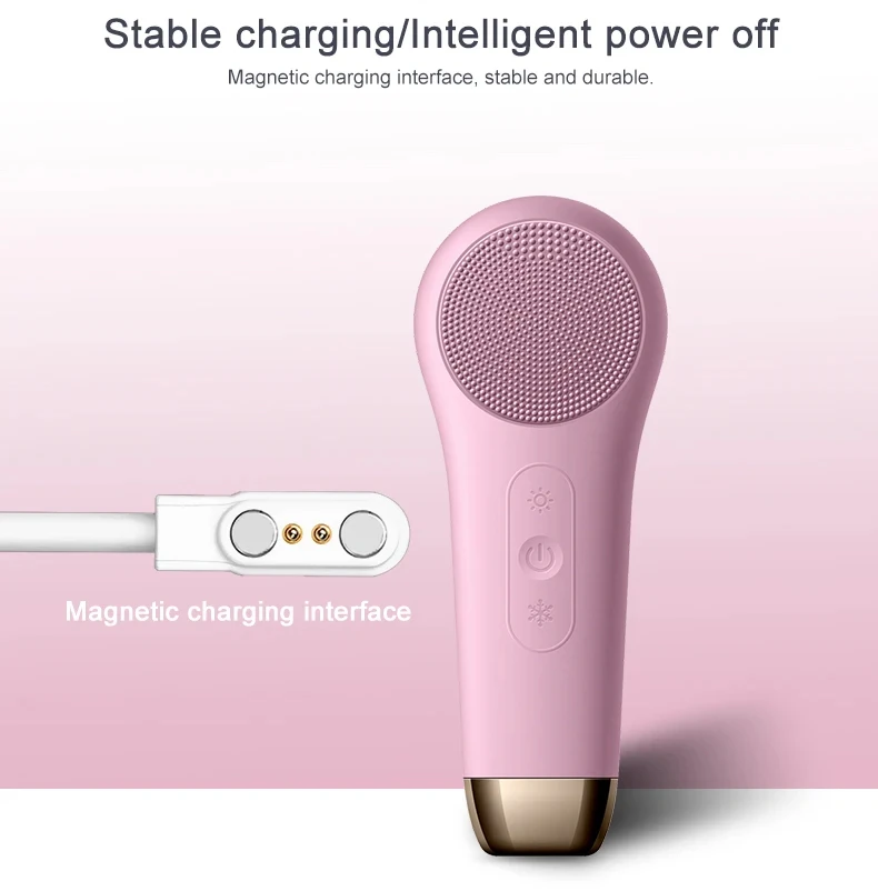 Heat Cold Massager Facial Sonic Cleansing Device Hot selling Skincare Tools OEM