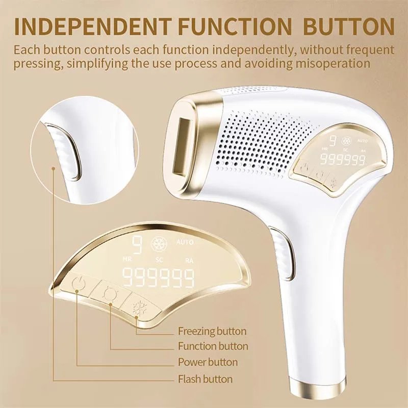 IPL Hair Removal Equipment Permanent After Several Uses Painless Epilator Hair Removal