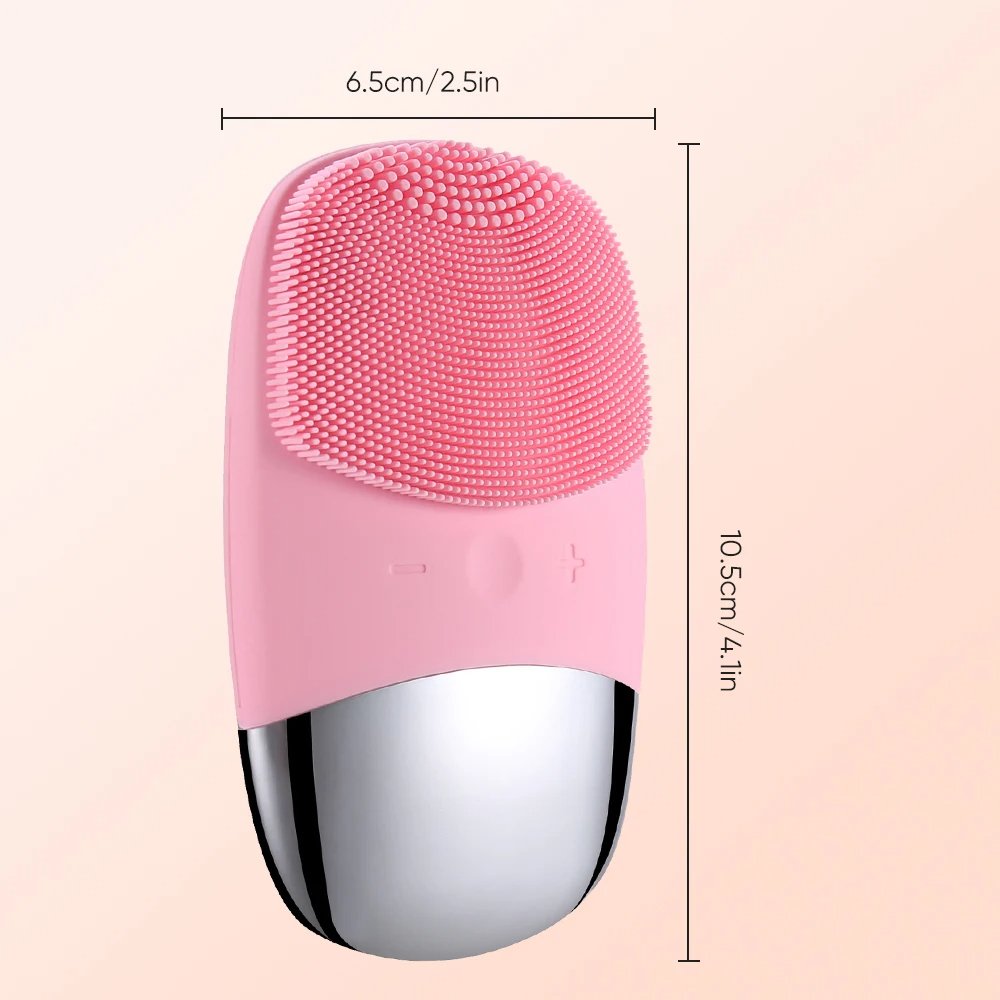 Ipx 7 Waterproof Electric Skin Care Face Brush Cleanser Electric Facial Brush Silicone Facial Cleaning Brush Cleaner