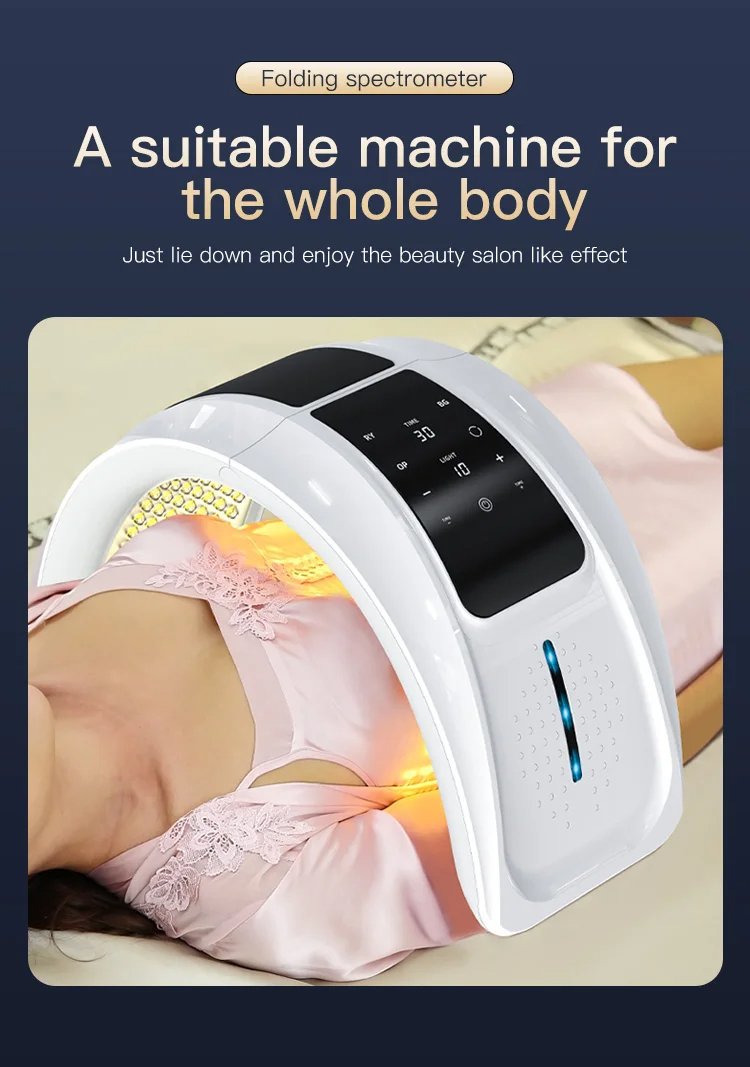 Led 7 Colors Photon LED Light Therapy PDT Machine Facial Body Skin Rejuvenation Led Red Light Skincare Machines