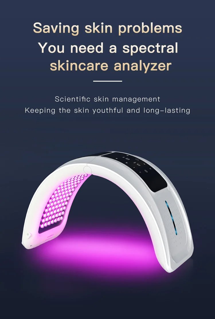 Led 7 Colors Photon LED Light Therapy PDT Machine Facial Body Skin Rejuvenation Led Red Light Skincare Machines