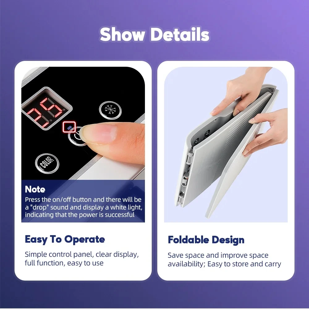 Led Red Light Therapy Device Comapct Design