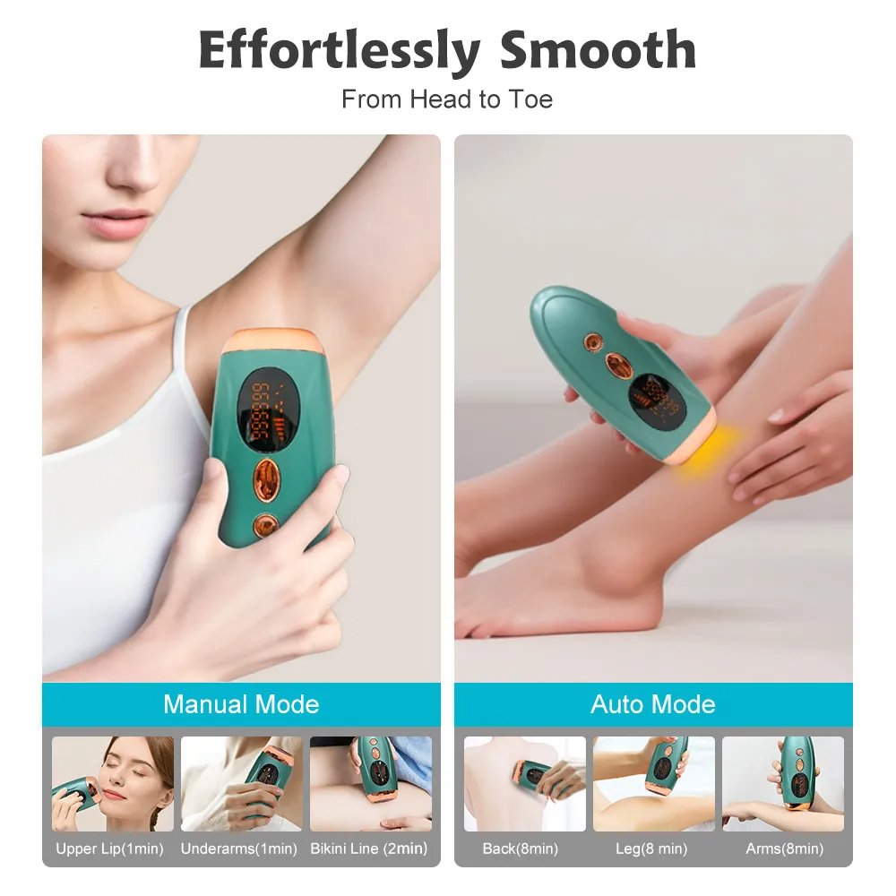 Painless IPL Hair Removal Beauty Equipment System Body Facial Hair Removal Machine Electric IPL Laser Epilator