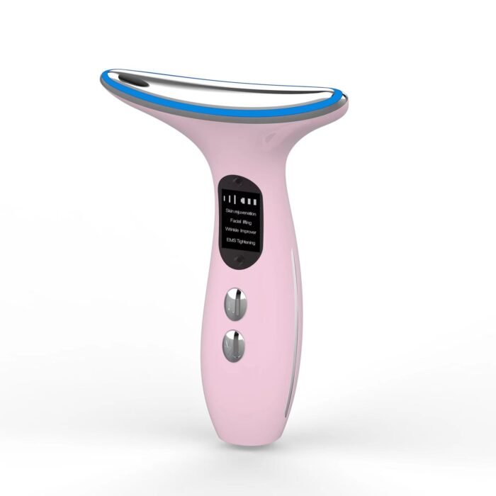 Portable Face Neck lifting Massager LED Light Therapy Firming Wrinkle Removal Device Skin Care Improve Firm Tightening and Smooth