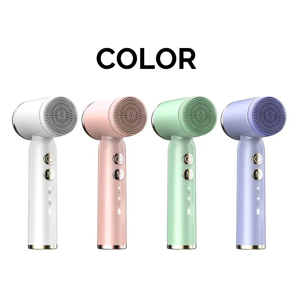 Portable IPX6 Waterproof Facial Cleansing Electric LCD Display Skin Clean Beauty Device
