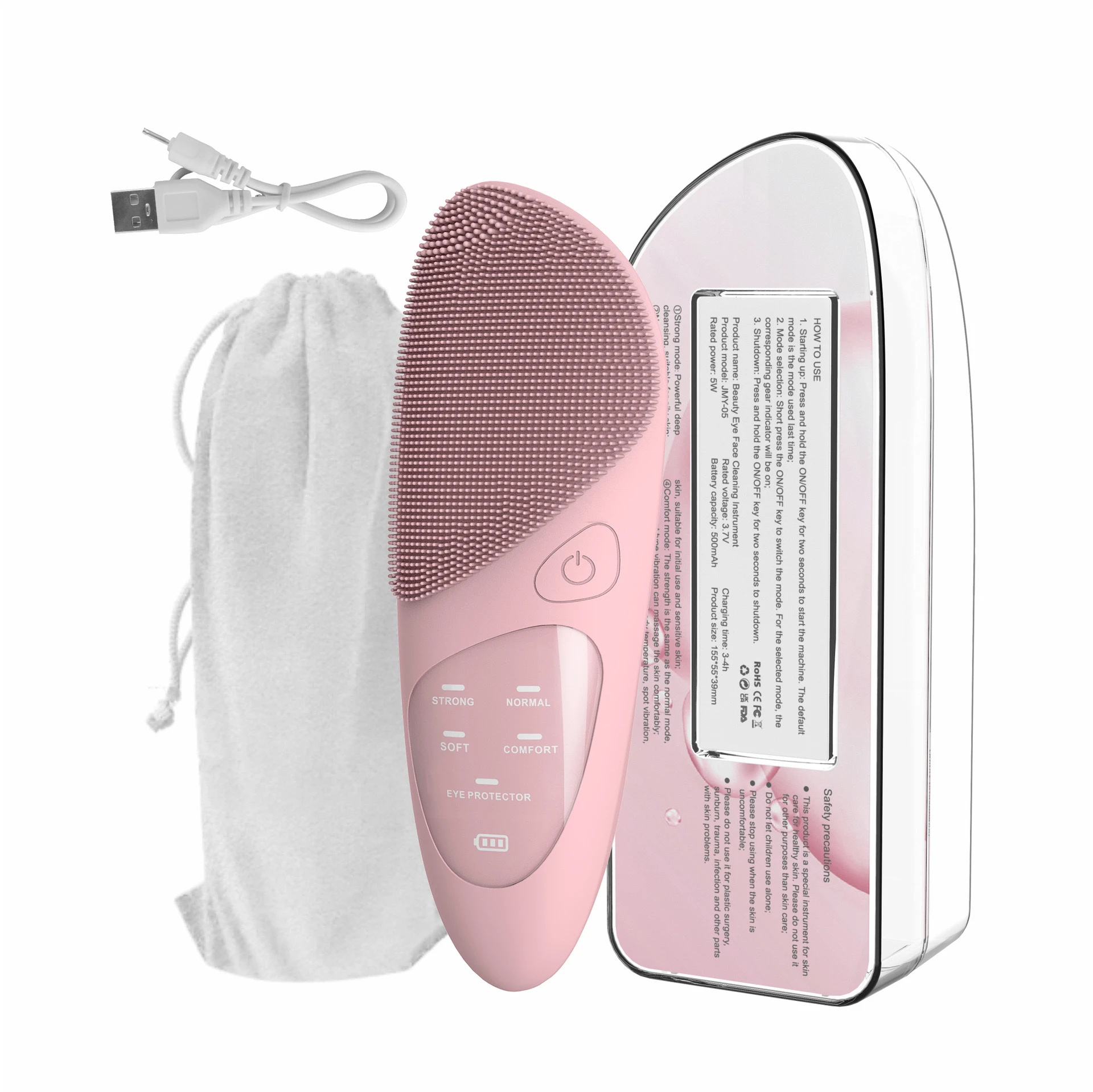 Portable OEM Sonic Electric Facial Brush