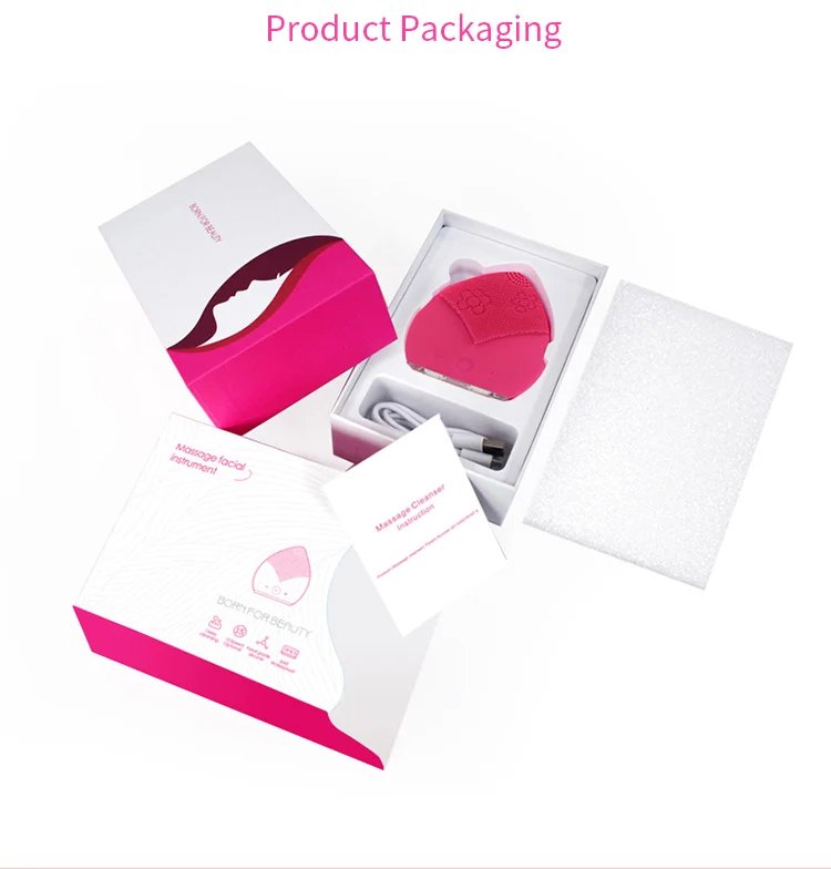 Skin Rejuvenation Multi-Functional Face & Body Electric Scrubber Massager Silicone Cleansing Brush