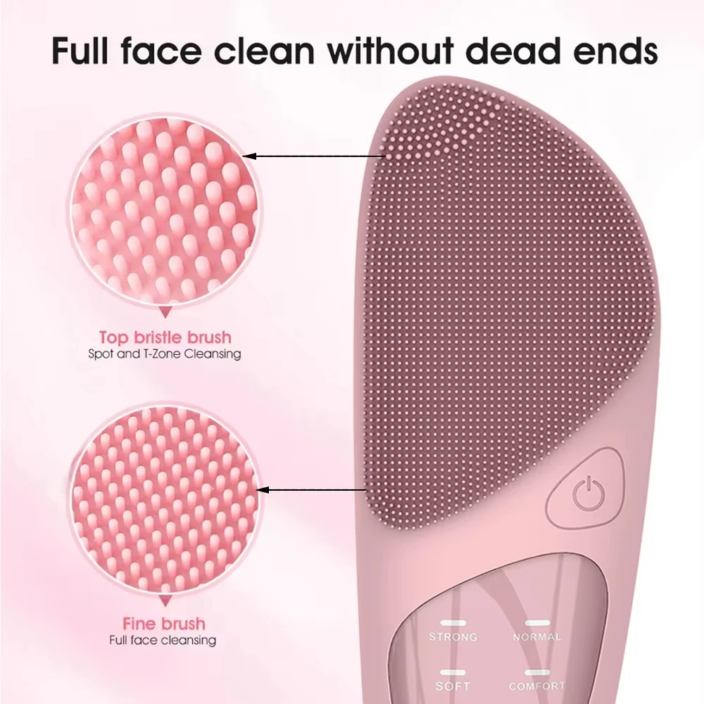 Sonic Electric Facial Brush Soft Silicone Supplier